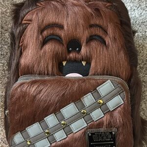 Loungefly Star Wars Chewbacca Mini Backpack Rare Hard to Find